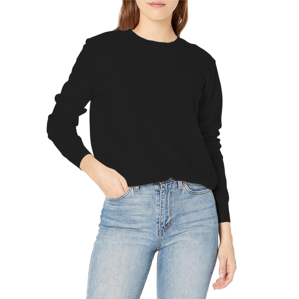 Croft & Barrow Black Crewneck Sweater